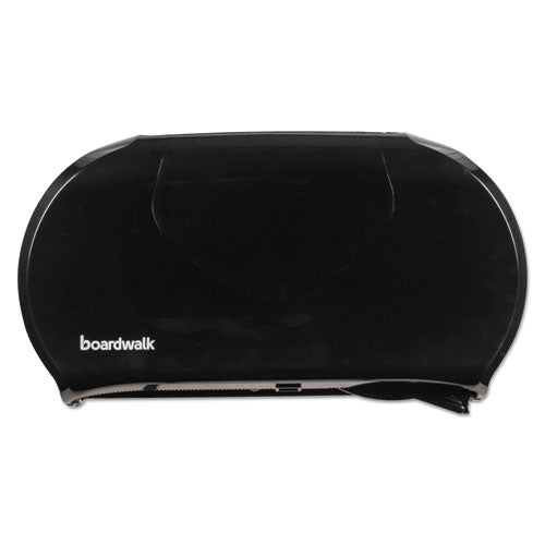 Jumbo Twin Toilet Tissue Dispenser, 20.25 X 6 X 12.25, Black