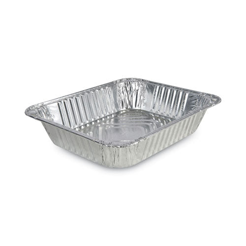 Aluminum Steam Table Pans, Half-size Deep—128 Oz., 2.56" Deep, 10.38 X 12.75, 100/carton