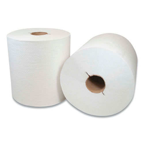 Morsoft Controlled Towels, I-notch, 1-ply, 7.5" X 800 Ft, White, 6 Rolls/carton