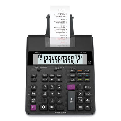 Hr200rc Printing Calculator, Black/red Print, 2.4 Lines/sec