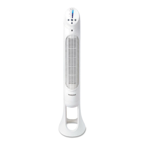 Quietset Whole Room Tower Fan, White, 5 Speed