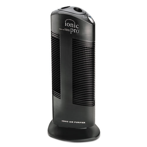 Compact Ionic Air Purifier, 250 Sq Ft Room Capacity, Black