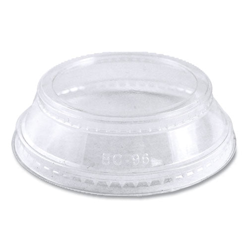 Pla Clear Cold Cup Lids, Dome Lid, Fits 2 Oz Portion Cup And 9 Oz To 24 Oz Cups, 1,000/carton