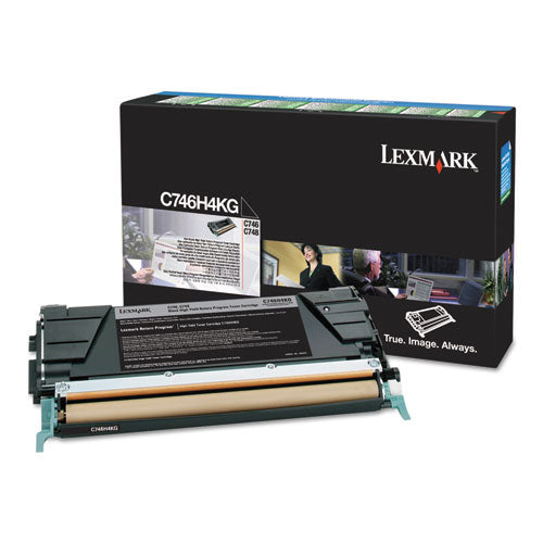 C746h4kg Return Program High-yield Toner, 12,000 Page-yield, Black, Taa Compliant