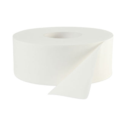 Jrt Bath Tissue, Jumbo, Septic Safe, 2-ply, White, 3.3" X 1,000 Ft, 12 Rolls/carton