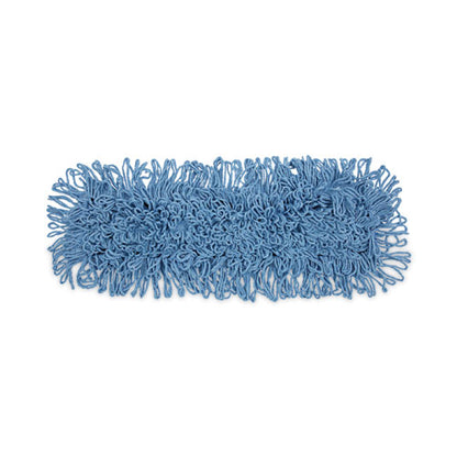 Mop Head, Dust, Looped-end, Cotton/synthetic Fibers, 24 X 5, Blue