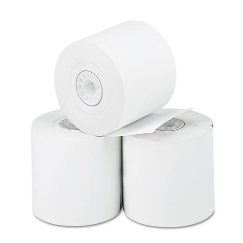 Direct Thermal Printing Thermal Paper Rolls, 2.25" X 165 Ft, White, 3/pack