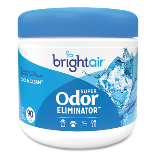 Super Odor Eliminator, Cool And Clean, Blue, 14 Oz Jar