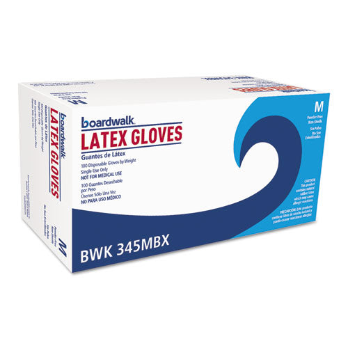 General-purpose Latex Gloves, Natural, Medium, Powder-free, 4.4 Mil, 1,000/carton