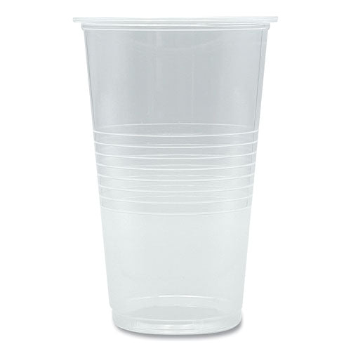 Translucent Plastic Cold Cups, 20 Oz, Clear, 1,000/carton