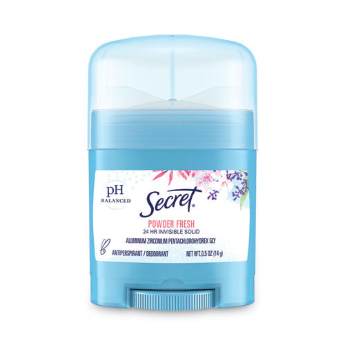 Invisible Solid Anti-perspirant And Deodorant, Powder Fresh, 0.5 Oz Stick, 24/carton