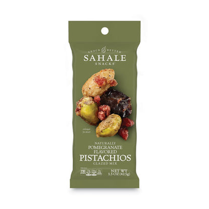 Glazed Mixes, Pomegranate Pistachio Almond, 1.5 Oz Pouch, 18/carton