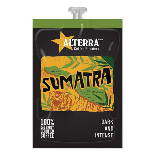 Coffee Freshpack Pods, Sumatra Blend, Dark Roast, 0.3 Oz, 100/carton