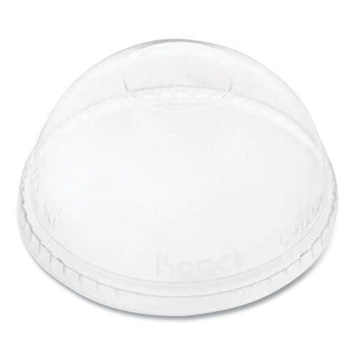 Pet Lids, Fits 12 Oz To 24 Oz Cold Cups, No Hole Dome Lid,,clear, 1,000/carton