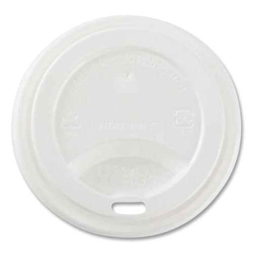 Hot Cup Lids, Fits 8 Oz Paper Hot Cups, Sipper Lid, White, 1,000/carton