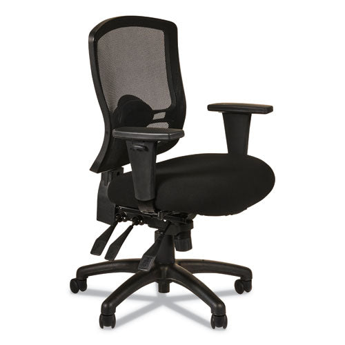 Alera Etros Series Mid-back Multifunction With Seat Slide Chair, Supports Up To 275 Lb, 17.83" To 21.45" Seat Height, Black