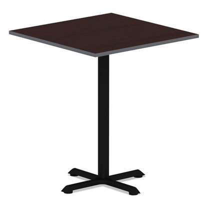 Reversible Laminate Table Top, Square, 35.38w X 35.38d, Medium Cherry/mahogany