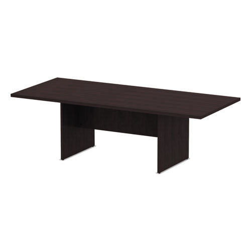 Alera Valencia Series Conference Table, Rectangular, 94.5w X 41.38d X 29.5h, Espresso