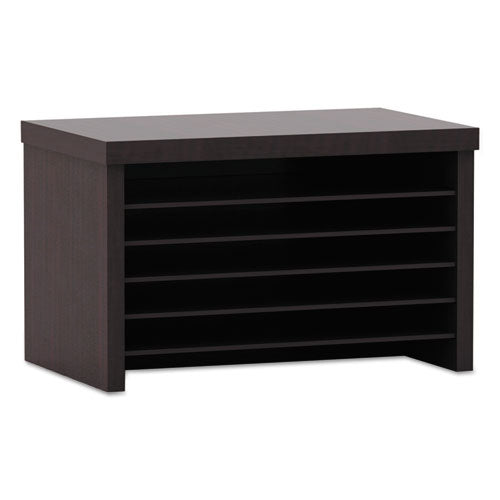 Alera Valencia Under Counter File Organizer Shelf, 15.75w X 9.88d X 10.88h, Espresso