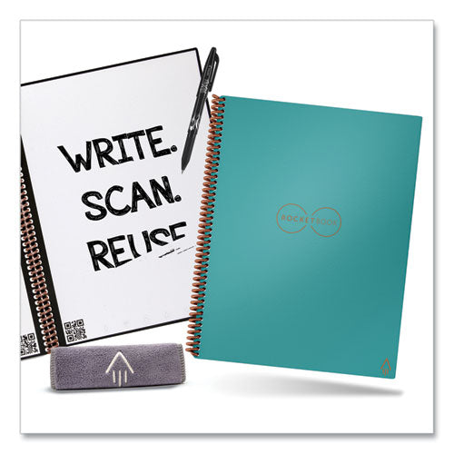 Core Smart Notebook, Dotted Rule, Teal Cover, (16) 11 X 8.5 Sheets