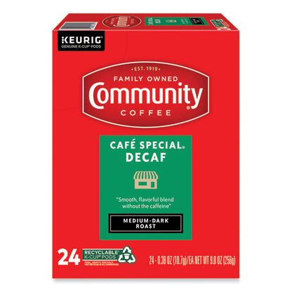 Cafe Special Decaf K-cup, 24/box