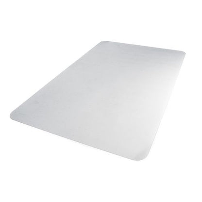 Ecotex Marlon Bioplus Rectangular Polycarbonate Chair Mat For Low/medium Pile Carpets, Rectangular, 45 X 53, Clear