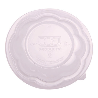 Renewable And Compostable Lids For 24, 32 And 48 Oz Salad Bowls, Clear, Plastic, 300/carton