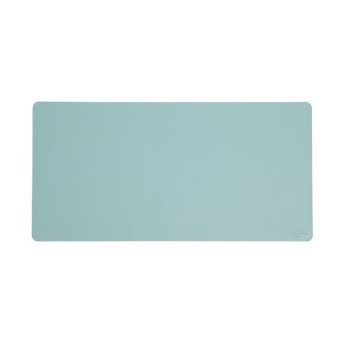 Vegan Leather Desk Pads, 31.5" X 15.7", Light Blue