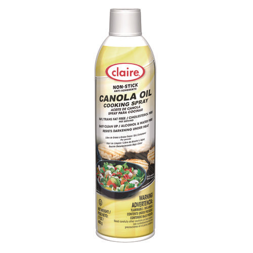 Canola Oil Cooking Spray, 17 Oz Aerosol Spray Can, 6/carton