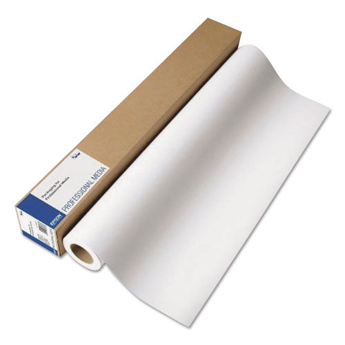 Professional Media Metallic Photo Paper, 10.5 Mil, 44" X 100 Ft, Luster White