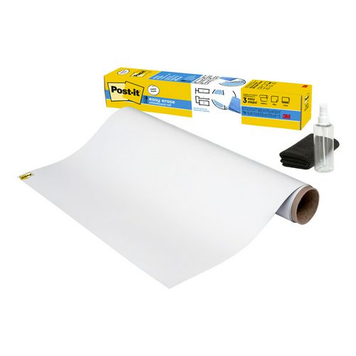 Easy Erase Permanent Marker Whiteboard Surface, Laminate Film, 36" X 24", White