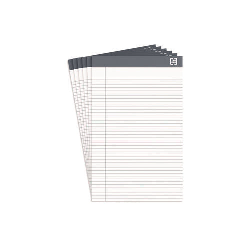 Notepads, Narrow Rule, 50 White 5 X 8 Sheets, 6/pack