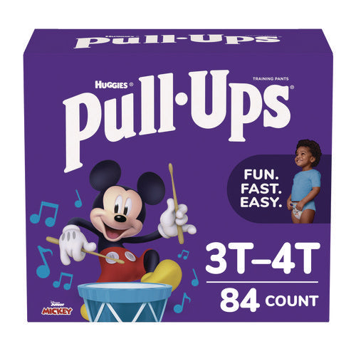 Pull-ups Learning Designs Potty Training Pants For Boys, Size 5, 3t-4t, 32 Lbs To 40 Lbs, 84/carton