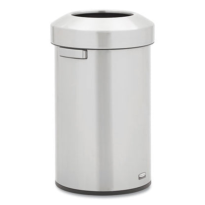 Refine Series Waste Receptacle, 16 Gal, Plastic/stainless Steel