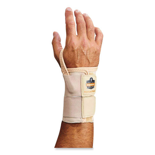 Proflex 4010 Double Strap Wrist Support, X-large, Fits Left Hand, Tan