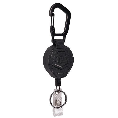 Squids 3391 Id/badge Reel, Extends 32", Black