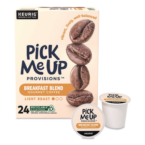 Breakfast Blend Coffee K-cups, 24/box