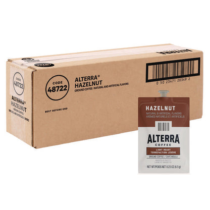 Alterra Hazelnut Coffee Freshpack, 0.23 Oz Pouch, 40/carton