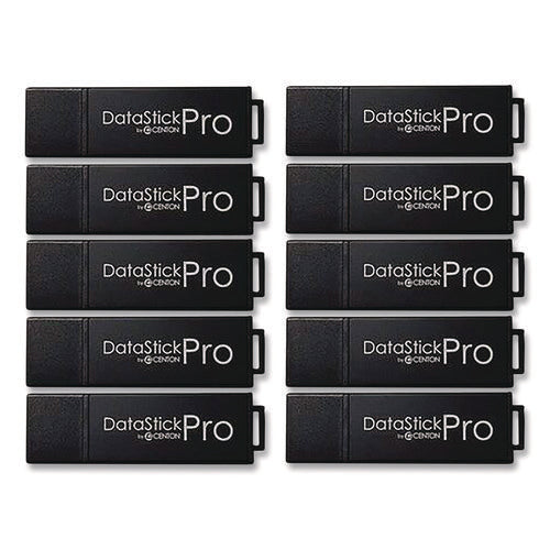 Datastick Pro Usb 3.2 Type A Flash Drive, 64 Gb, Black, 10/pack