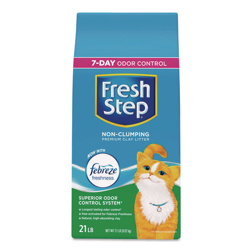 Non-clumping Premium Cat Litter With Febreze Freshness, 21 Lbs