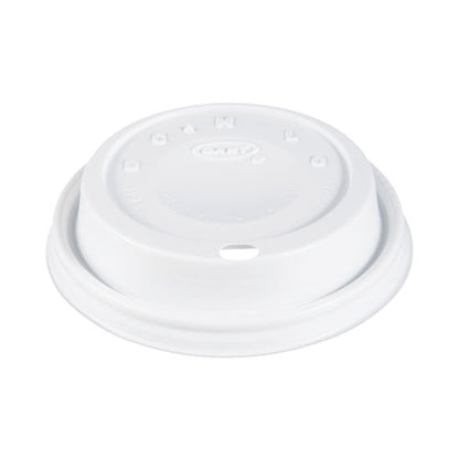 Cappuccino Dome Sipper Lids, Fits 12 Oz, White, 1,000/carton