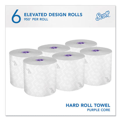 Essential High Capacity Hard Roll Towel, 1-ply, 8" X 950 Ft, White, 6 Rolls/carton