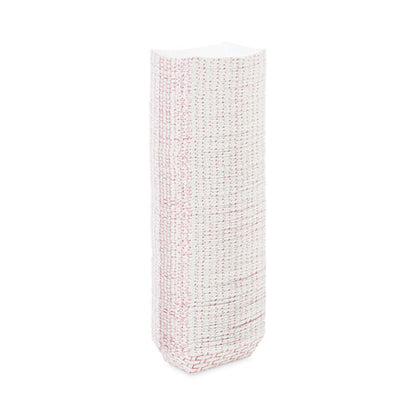 Paper Food Baskets, 0.25 Lb Capacity, 2.69 X 4 X 1.05, Red/white, 1,000/carton