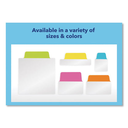 Ultra Tabs Repositionable Tabs, Standard: 2" X 1.5", 1/5-cut, Assorted Neon Colors, 48/pack