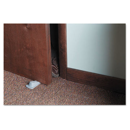 Big Foot Doorstop, No Slip Rubber Wedge, 2.25w X 4.75d X 1.25h, Gray