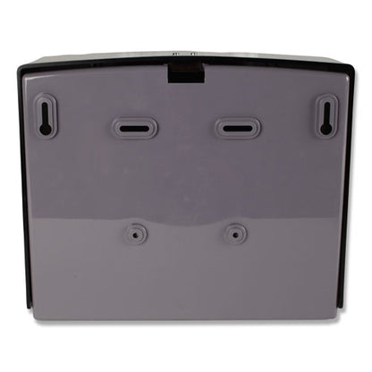 Scottfold Folded Towel Dispenser, 10.75 X 4.75 X 9, Black