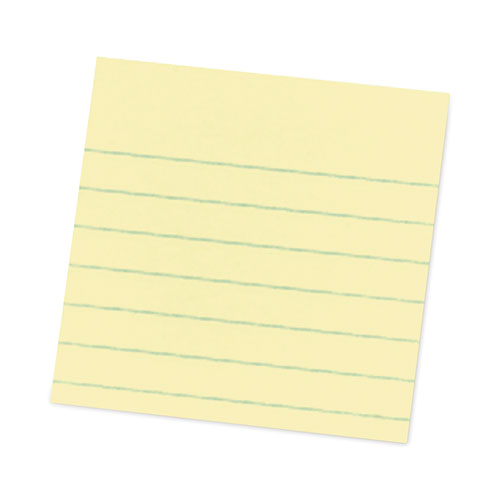 Pop-up Notes Refill, Note Ruled, 4" X 4", Canary Yellow, 90 Sheets/pad, 5 Pads/pack