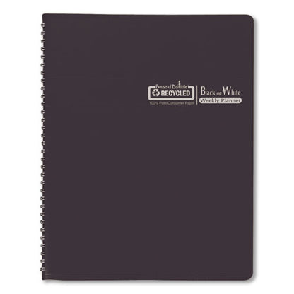 Black-on-white Photo Weekly Appointment Book, Landscapes Photography, 11 X 8.5, Black Cover, 12-month (jan To Dec): 2024