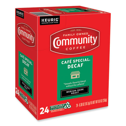 Cafe Special Decaf K-cup, 24/box