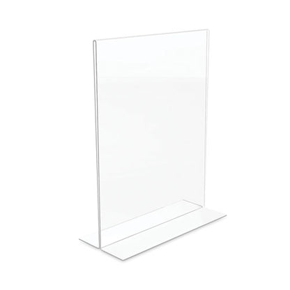 Classic Image Double-sided Sign Holder, 8.5 X 11 Insert, Clear